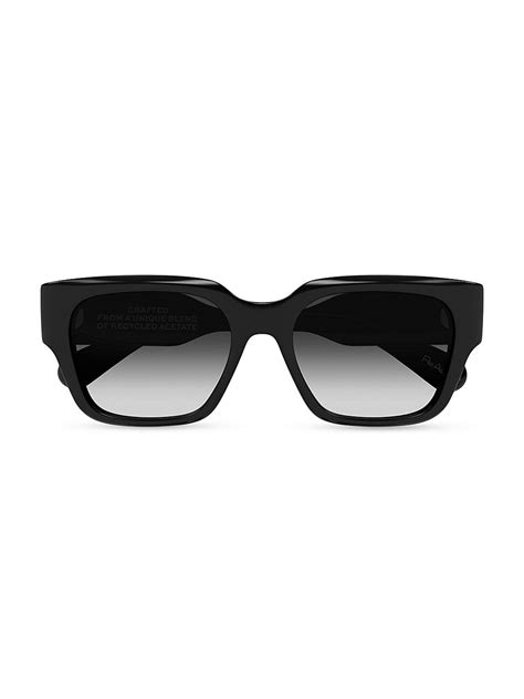 Chloé Black Rectangle Sunglasses 